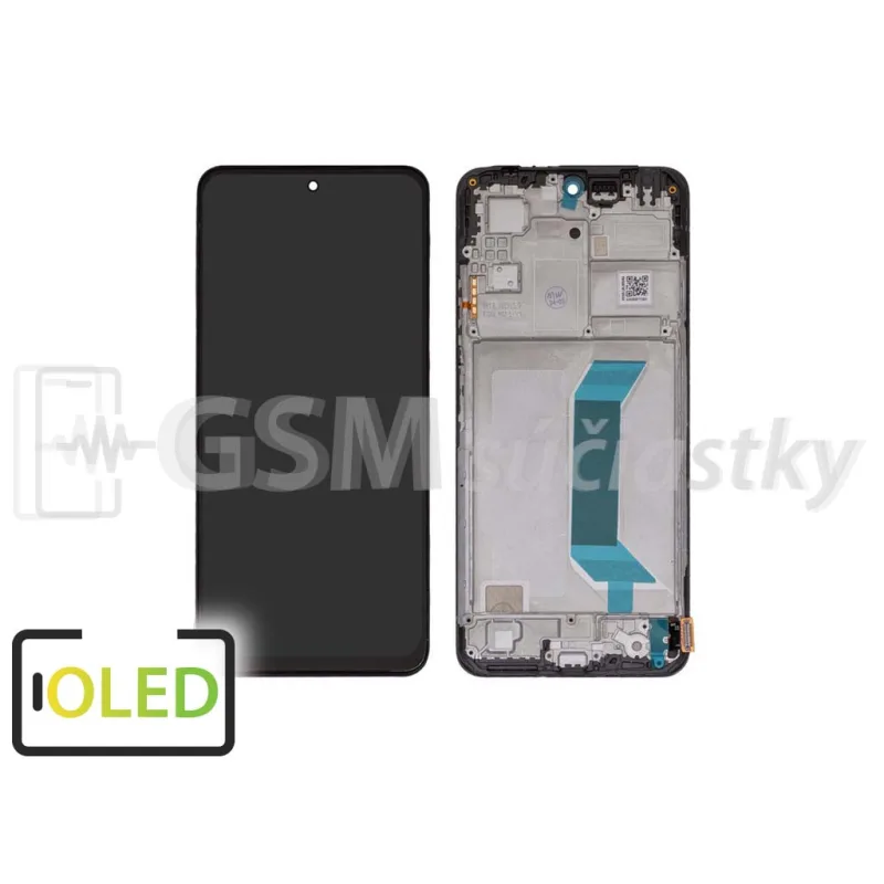LCD displej + Dotykové sklo a Rám Xiaomi Redmi Note 12 5G, Poco X5 5G