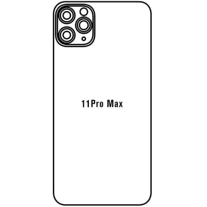 Ochranná fólia Sunshine Hydrogel pre Apple iPhone 11 Pro MAX Variant:: zadná matná