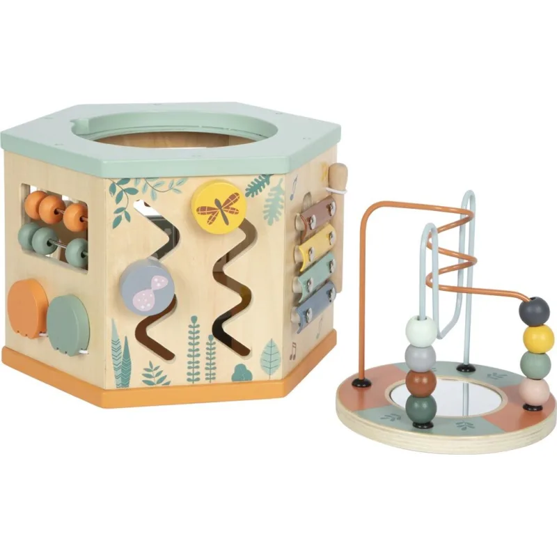 Motorická kocka so 7 hracími plochami Safari