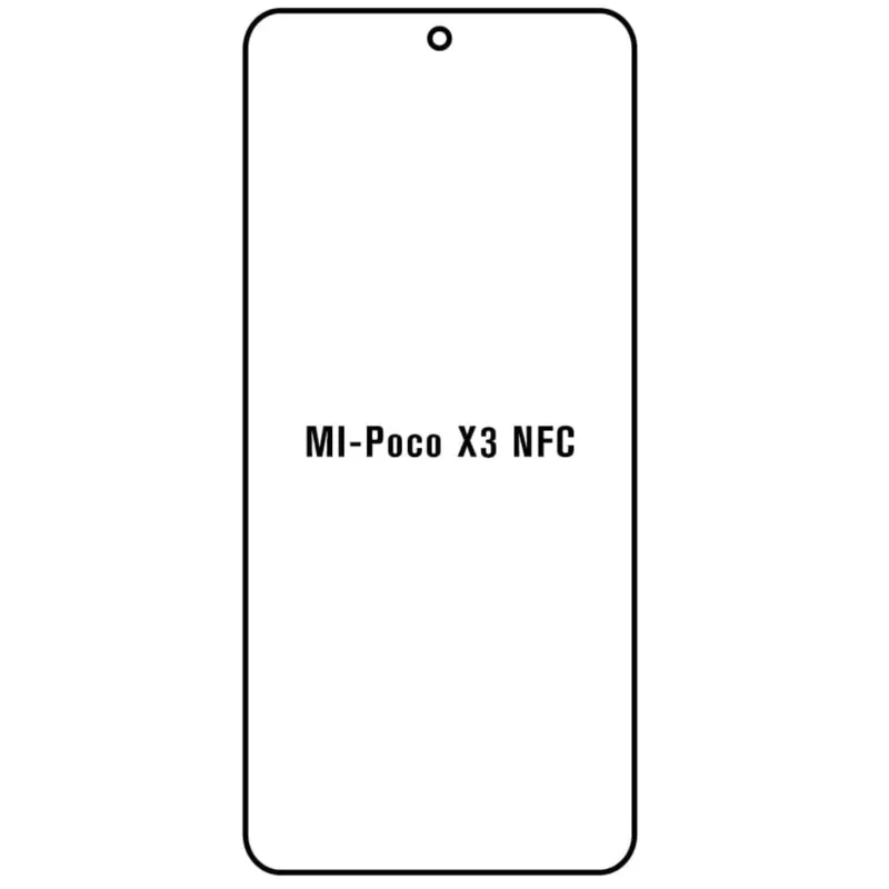 Ochranná fólia Sunshine Hydrogel pre Xiaomi Poco X3 NFC Variant:: predná čirá