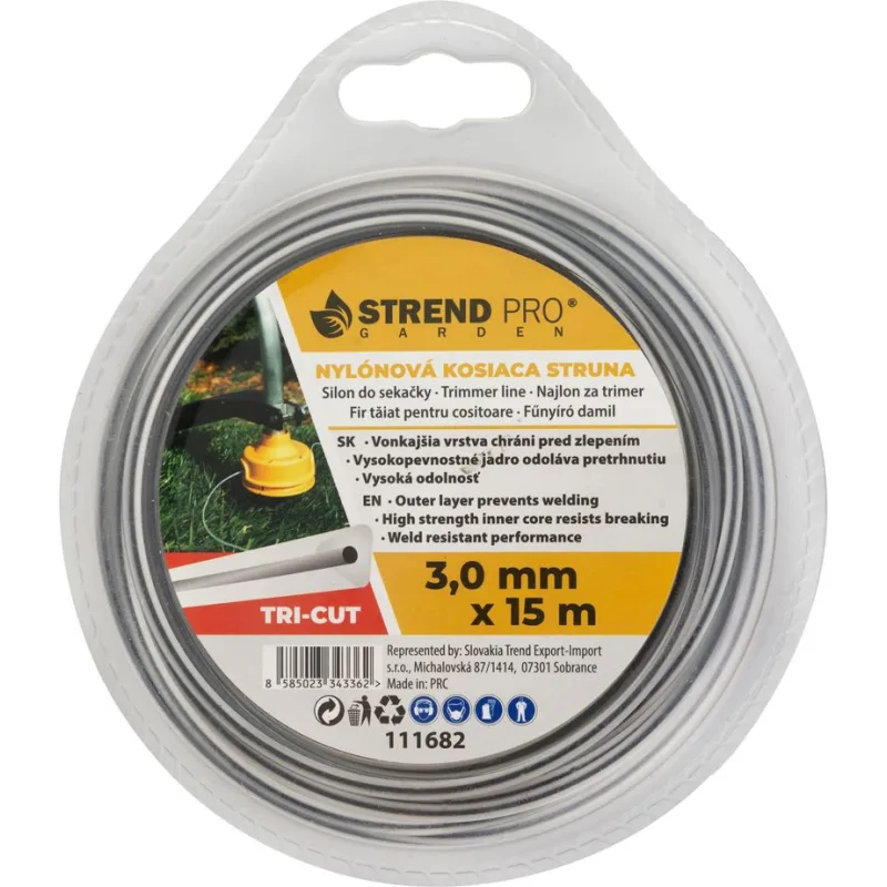 Silon na kosenie Strend pro TriCut 3,00 mm, 15 m, trigon