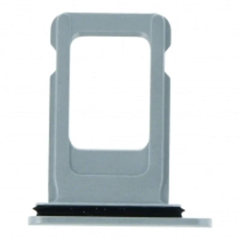 Apple iPhone Xr - Držiak SIM karty Farba: Biela - strieborná