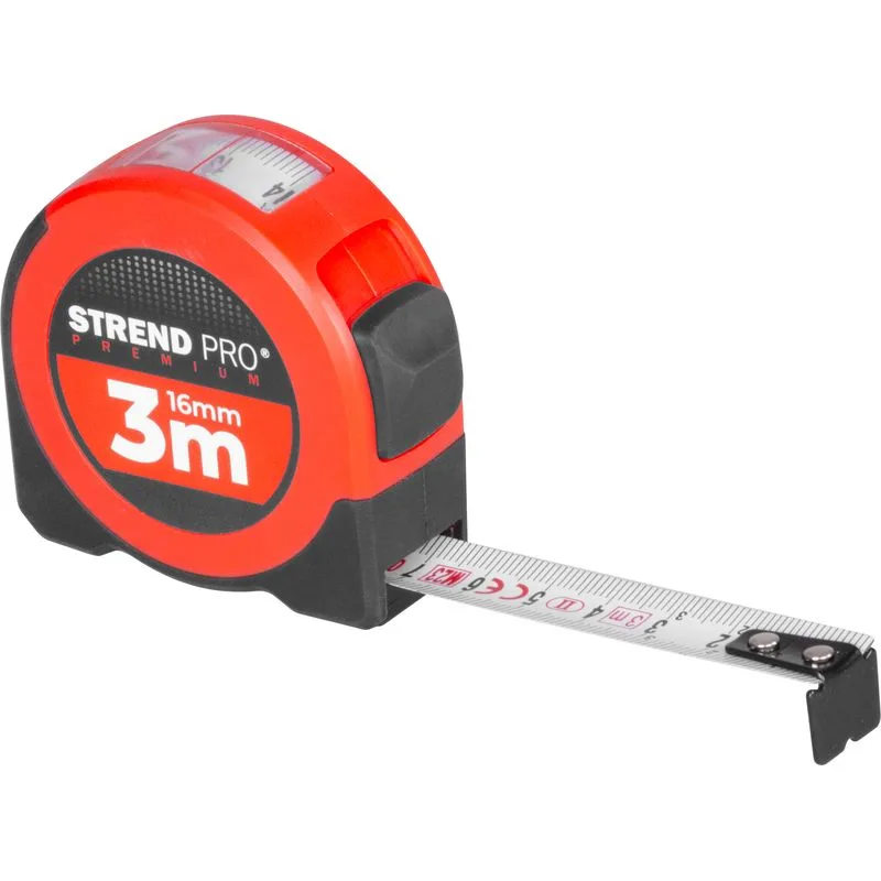 Meter Strend Pro Premium RW3016W 3 m, 16 mm, zvinovací, s okienkom