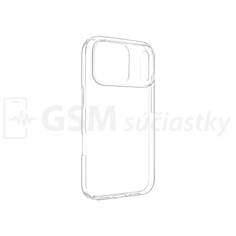 Transparentné Puzdro priesvitné silikónové Apple iPhone 17 Pro