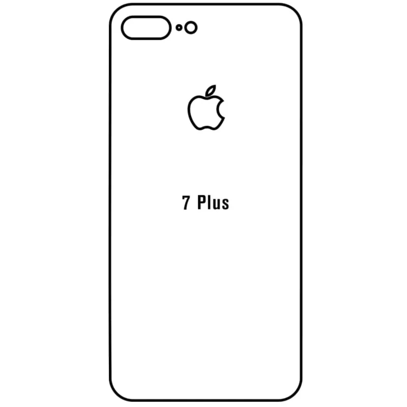 Ochranná fólia Sunshine Hydrogel pre Apple iPhone 7 Plus Variant:: zadná čirá