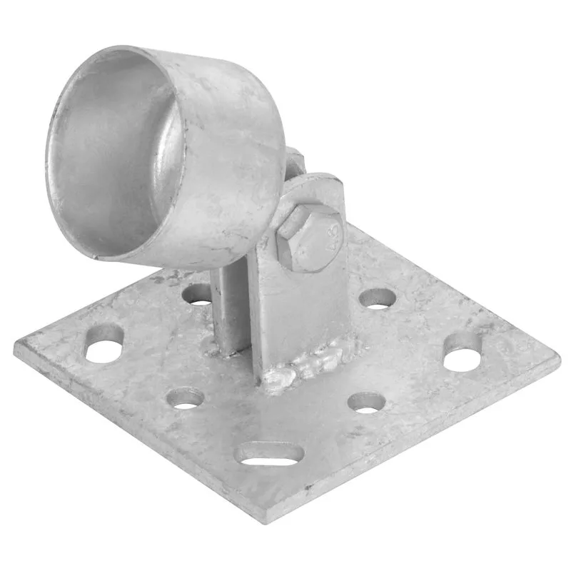 Pätka pre podperu 48 mm, na ukotvenie, kĺbová, pozinkovaná