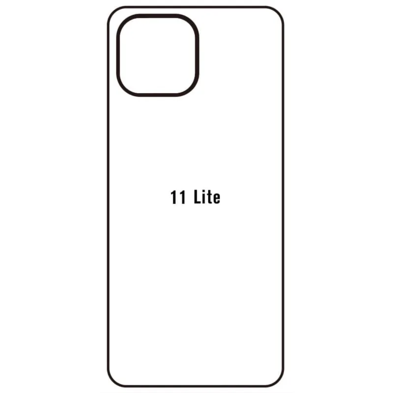 Ochranná fólia Sunshine Hydrogel pre Xiaomi Mi 11 Lite Variant:: zadná čirá