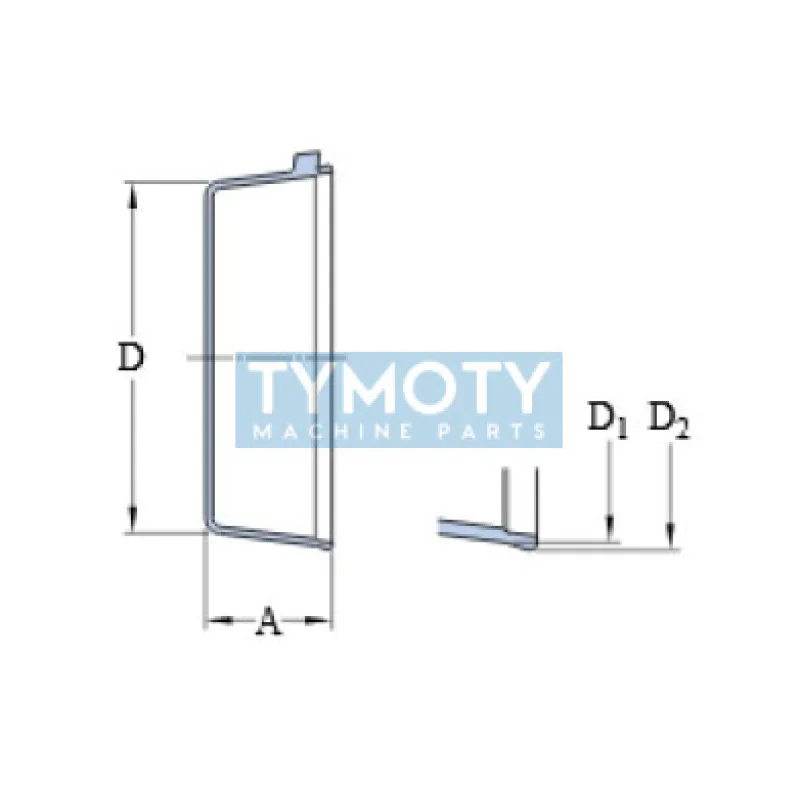 SKF ECY 206 koncový kryt