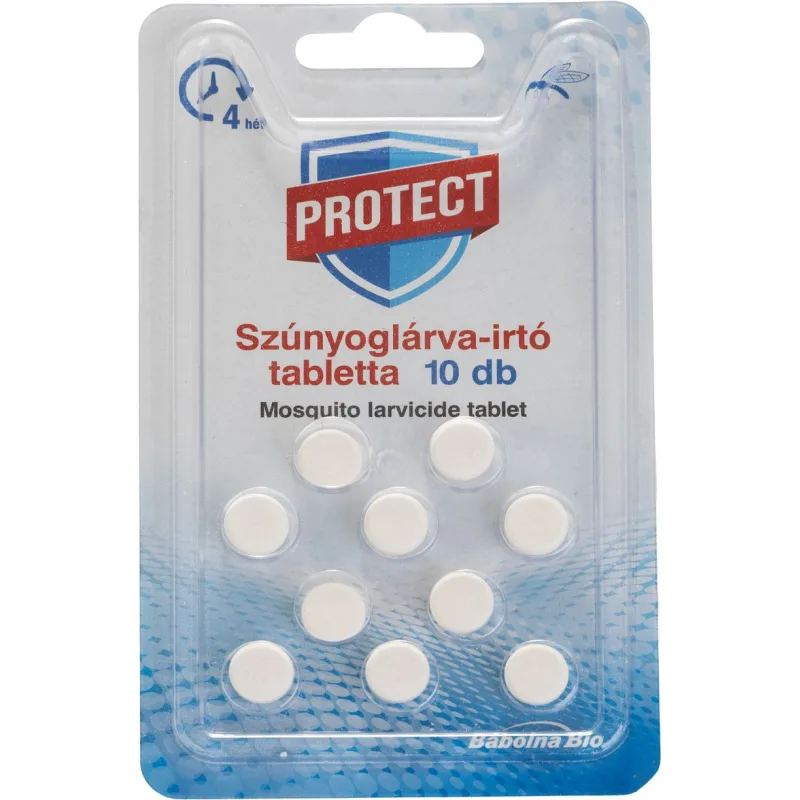 Tablety proti komárom PROTECT – larvicídne, 10 tabliet