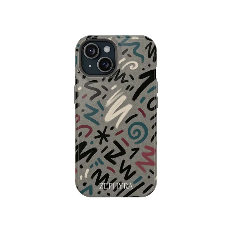 ZEPHYRA Graffiti Marks - iPhone 13 Mini Kryt