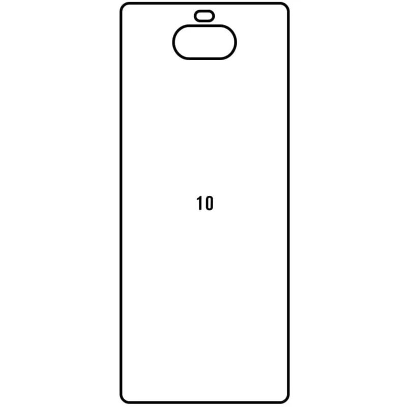 Ochranná fólia Sunshine Hydrogel pre Sony Xperia 10 Variant:: zadná čirá