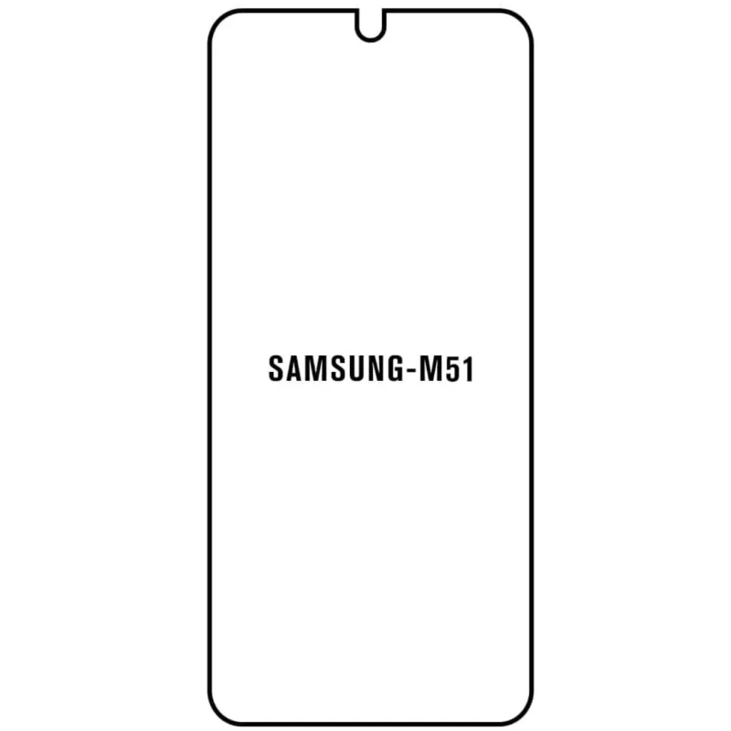 Ochranná fólia Sunshine Hydrogel pre Samsung Galaxy M51 (SM-M515) Variant:: predná čirá