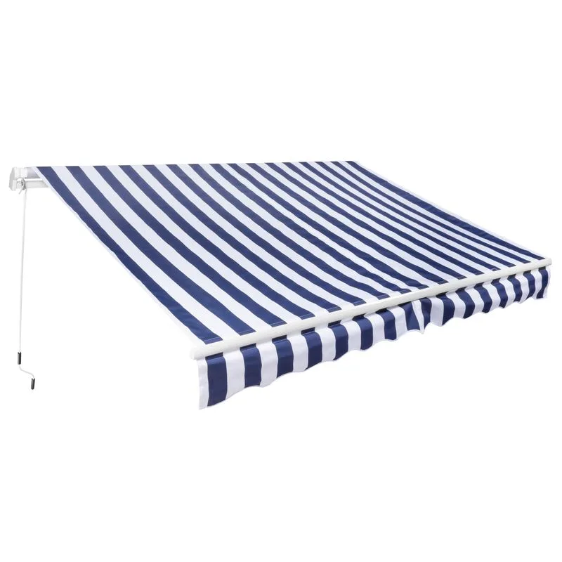 Záhradná markíza COVENTINA 2x3 m, modro-biela, 280 g/m²