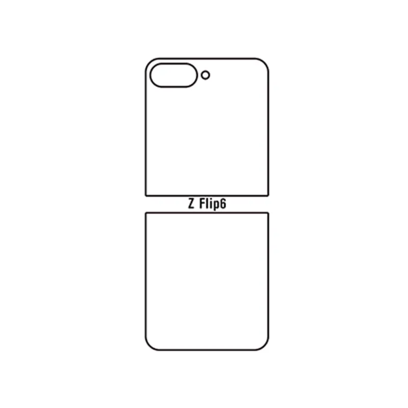 Hydrogel ochranná fólia pre Samsung Galaxy Z Flip 6 (SM-F741) Variant:: vonkajšia číra