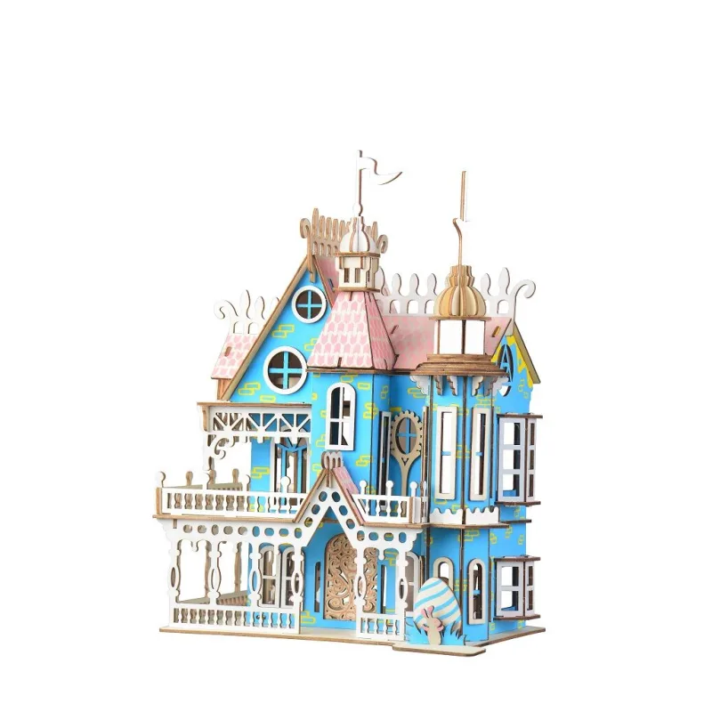 Woodcraft Drevené 3D puzzle Rozprávková Vila