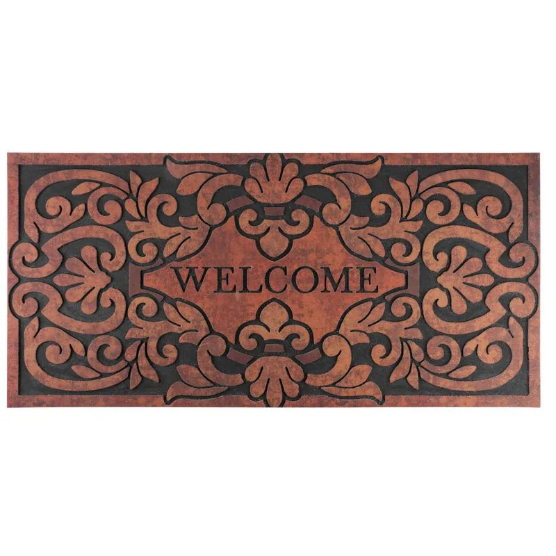 Rohožka pred dvere RBM 116 – 120x58 cm, hnedá