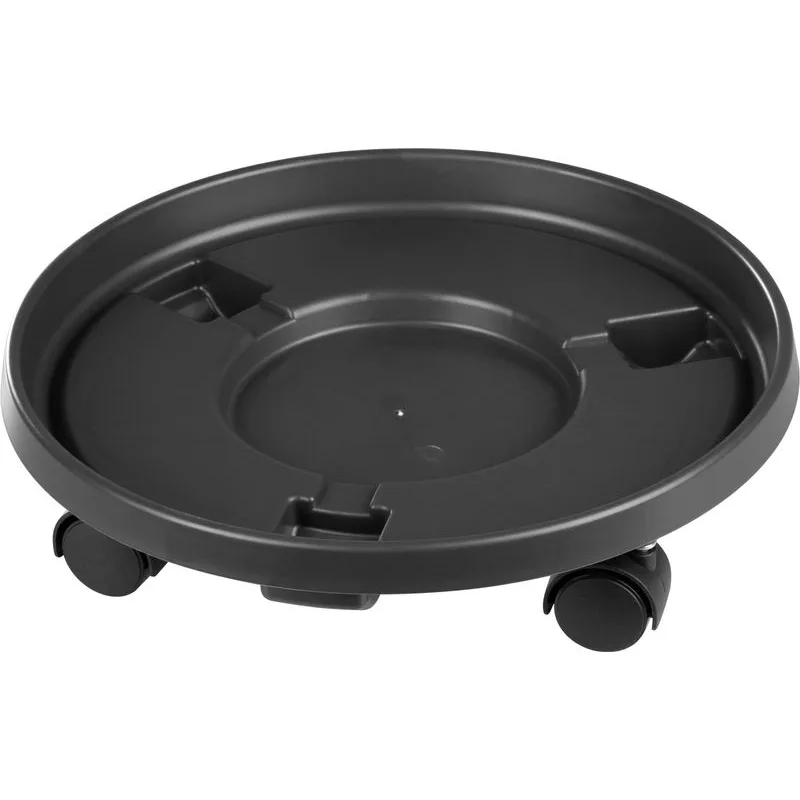 Podstavec pod kvetináč, na kolieskach, posuvný, stojan, 33,5x33,5x8,5 cm