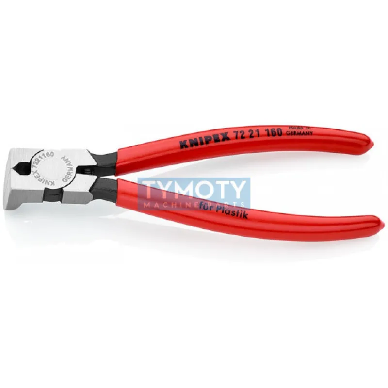 KNIPEX 72 21 160 Bočné štiepacie kliešte na umelú hmotu, plastové návleky, 160 mm