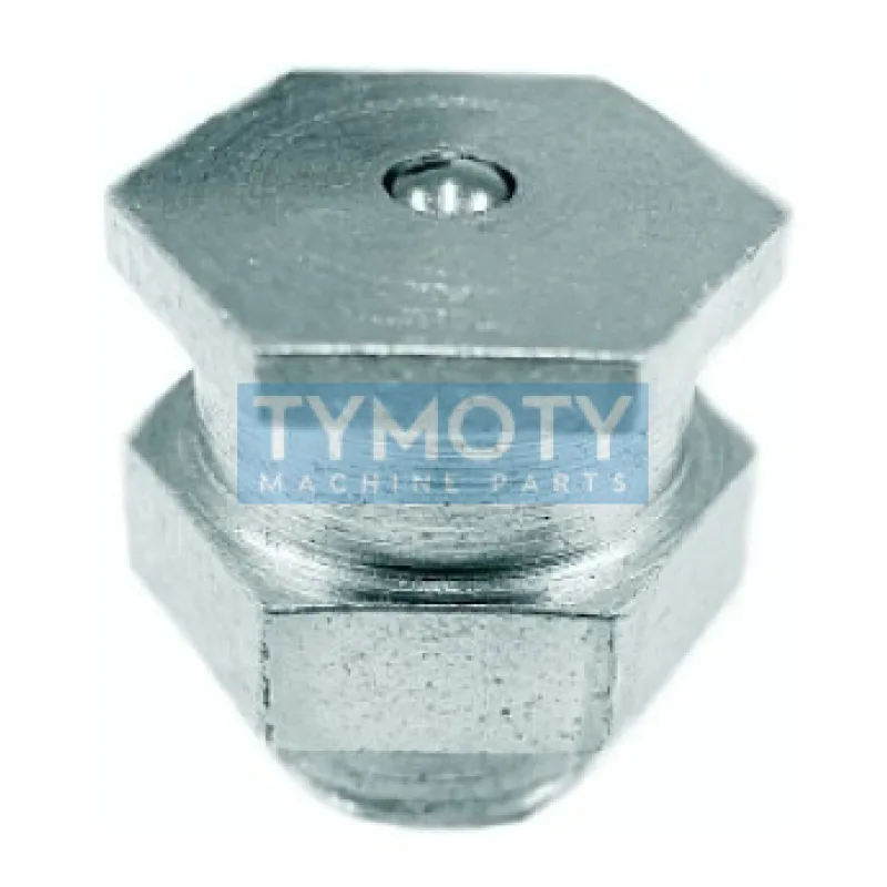 Mazacia hlavica plochá T1B M6x1 d=16 mm s=14 mm, LUKO M01146