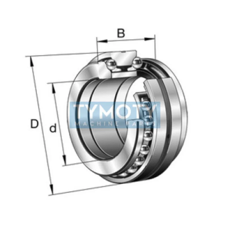 FAG 234722-M-SP axiálne guľkové ložisko s kosouhlým stykom