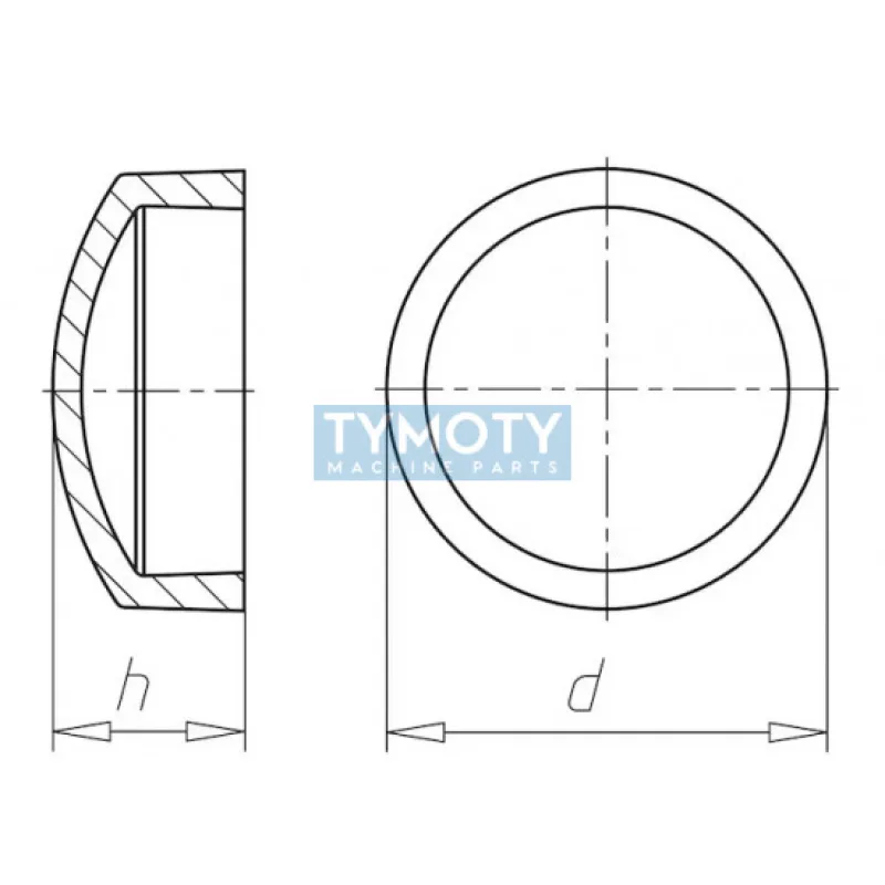 Krytka biela skrutky pre ŠPZ