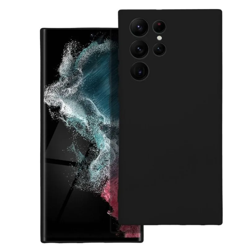 Soft Flex Puzdro na mobil Samsung Galaxy S22 Ultra Čierne