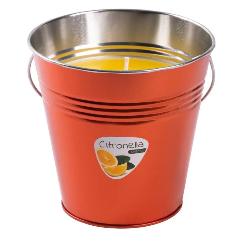 Sviečka proti komárom Citronella CB163, vedro, 610 g, 150x150 mm