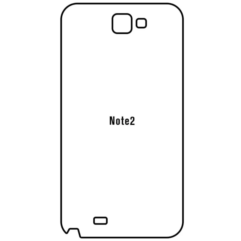 Ochranná fólia Sunshine Hydrogel pre Samsung Galaxy Note 2 (SM-N7100) Variant:: zadná čirá