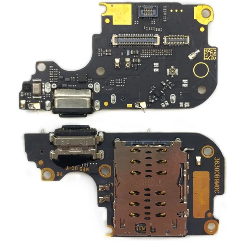 Doska nabíjania Xiaomi Mi 10 Lite - nabíjací konektor, mikrofón Variant:: nabíjací konektor, doska a mikrofón