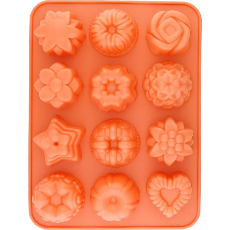 Silikónová forma MagicHome, 12 vzorov, 21,2x15,6x3 cm