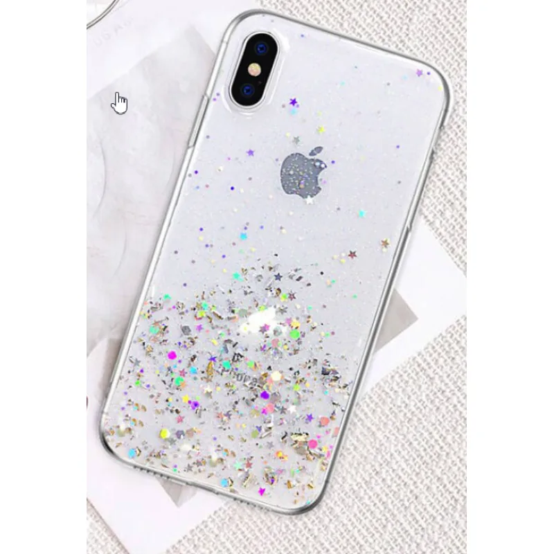 ELEGANCE Puzdro GLITTER na mobil Samsung Galaxy A22 5G, A226 Farba: trblietavé
