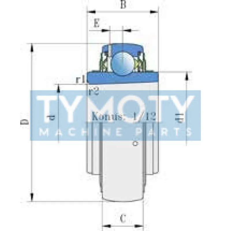 JIB UK 207 upínacie ložisko