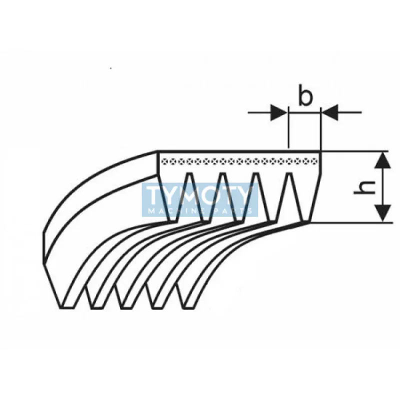 Remeň viacklinový 5 PL 3492 (1375-L) optibelt RB