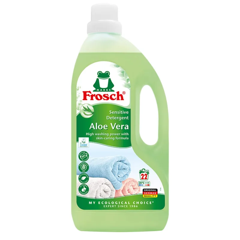 Prostriedok Frosch Aloe Vera Sensitive, prací, 1500 ml