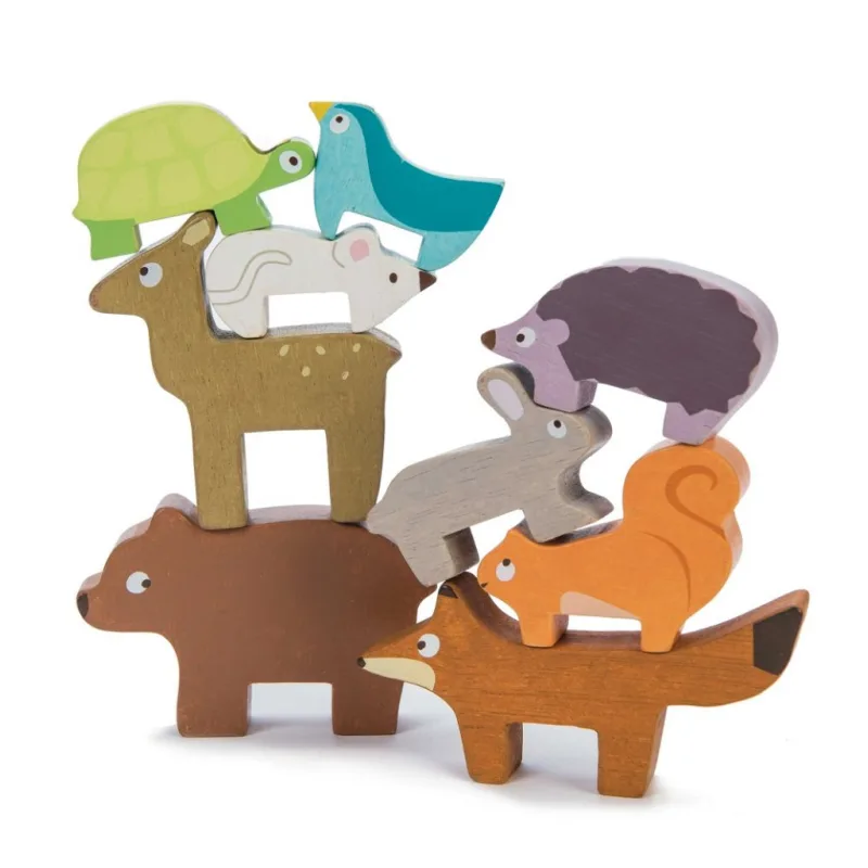 Le Toy Van Petilou - Skladacia veža zvieratká