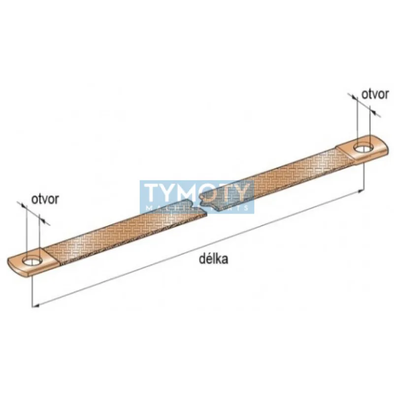 Pás uzemňovací 350x15 mm