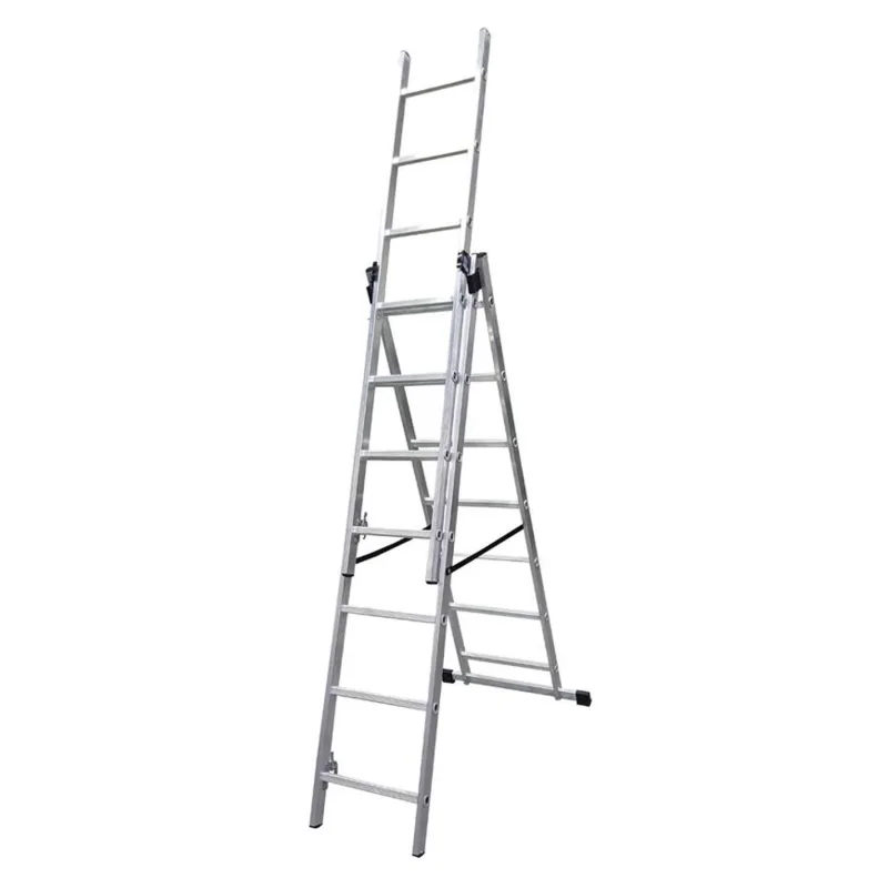 Hliníkový rebrík Strend Pro DP 3x7, Alu, EN 131, BASIC