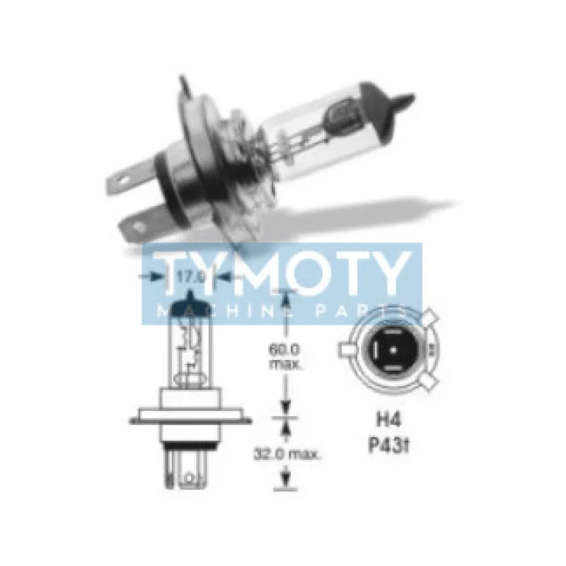 Žiarovka Narva 12V H4 60/55W P43t-38