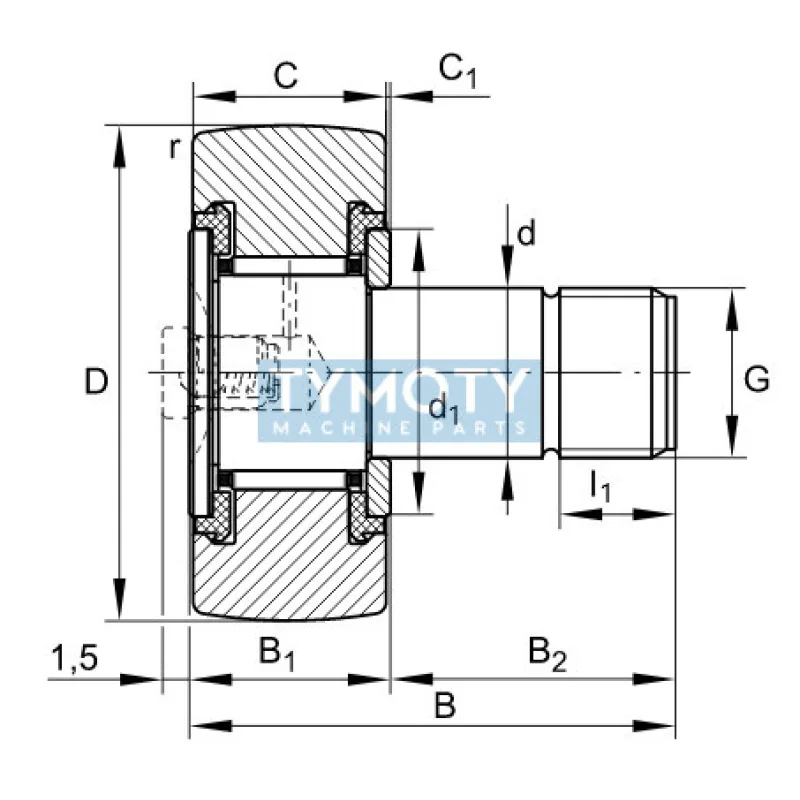 INA KR 16 PP-A kladka snímacia