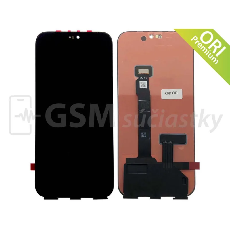 LCD displej + Dotykové sklo Honor X8b Farba: Čierna