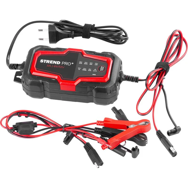 Nabíjačka na autobatérie Strend Pro BD03-Z5.0A-D1, 6/12V, 5 A, LED