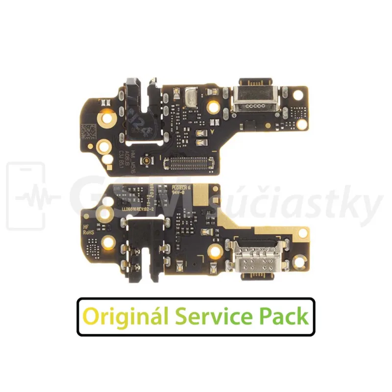 Doska nabíjania Xiaomi Redmi Note 8 - Flex nabíjací konketor, mikrofón Originál