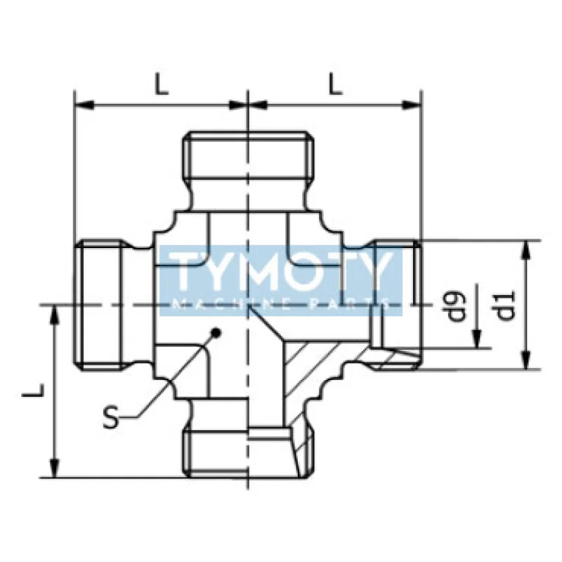 Spojka KS2 10L 4xM16x1,5