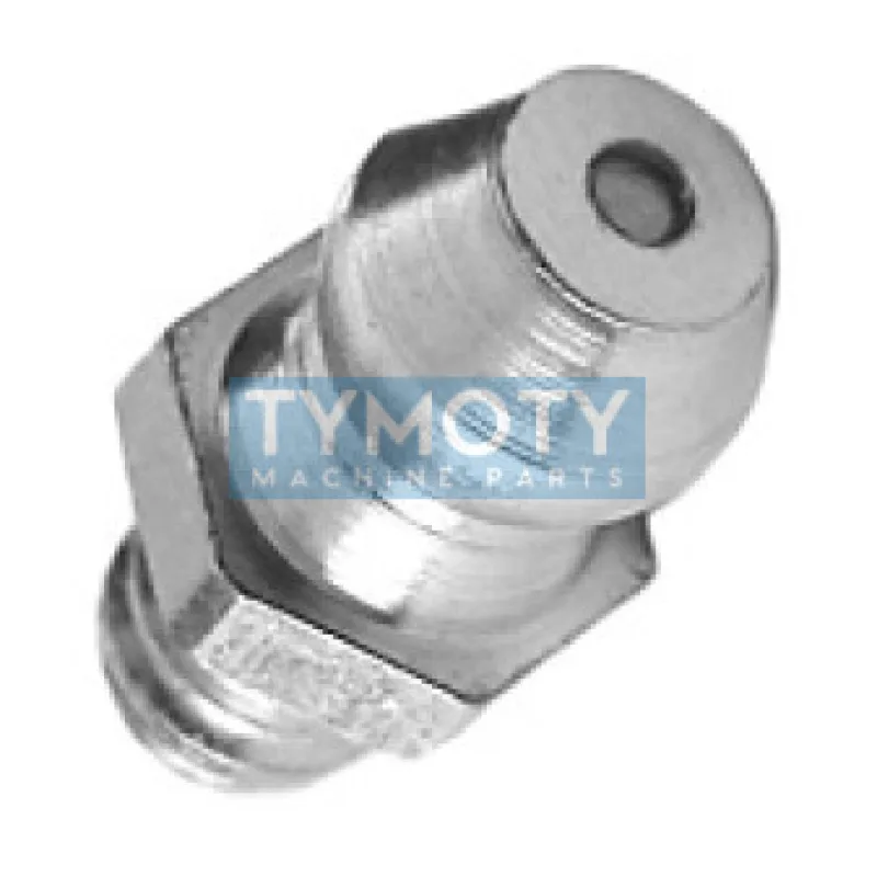 Mazacia hlavica guľová priama H1 M 8x1 nerez A2