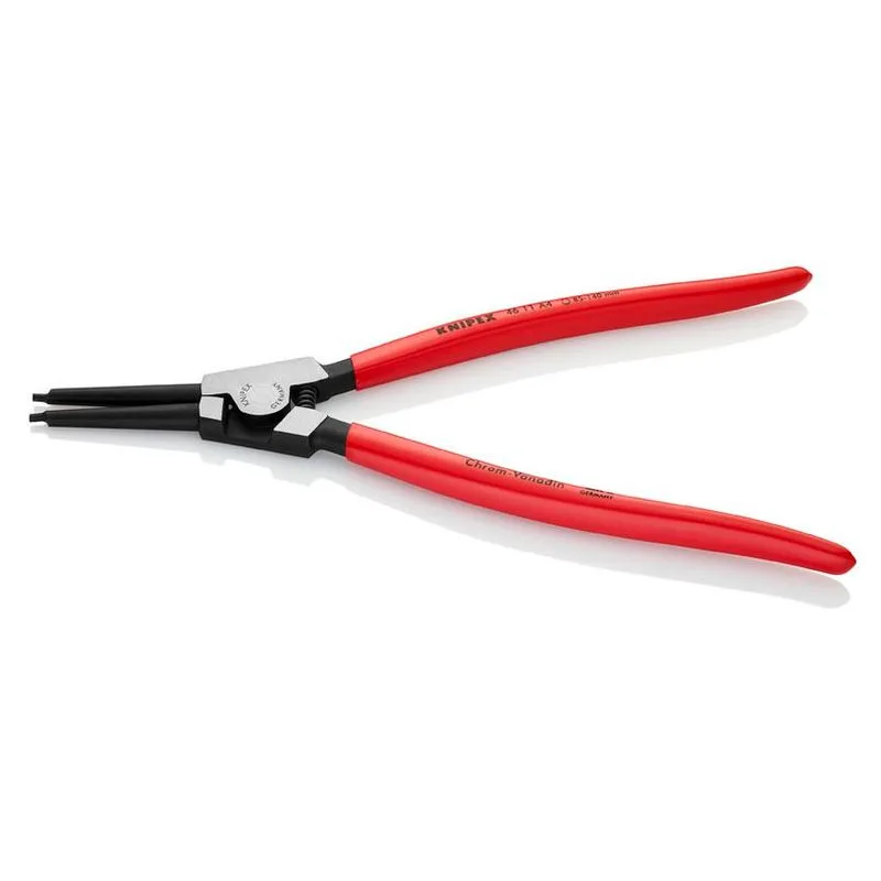 Kliešte KNIPEX 46 11 A4 – 85-140 mm, rovné, na vonkajšie poistné krúžky