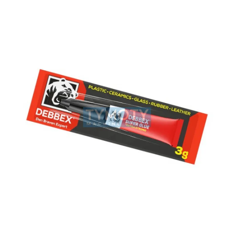 Den Braven Sekundové lepidlo - 3 g transparentné