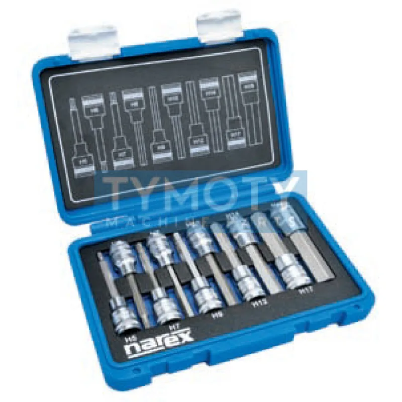 Súprava imbus 1/2" 5-19mm/100mm, NAREX-SADA, 10-dielna, 5-19mm /443000958/