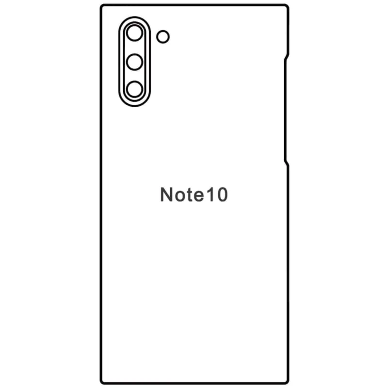 Ochranná fólia Sunshine Hydrogel pre Samsung Galaxy Note 10 (SM-N970) Variant:: zadná čirá