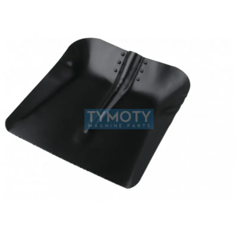 Lopata železná veľká - uhoľka 35x35cm čierna