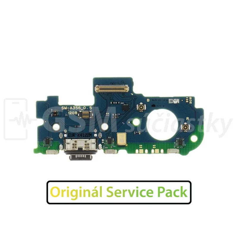 Doska nabíjania Samsung Galaxy A35 5G - nabíjací konektor, mikrofón Originál